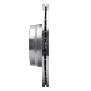 BMW 330e Brake Rotor (1) - Front Right - R1 Concepts - Drilled & Slotted - Silver - `12-`18